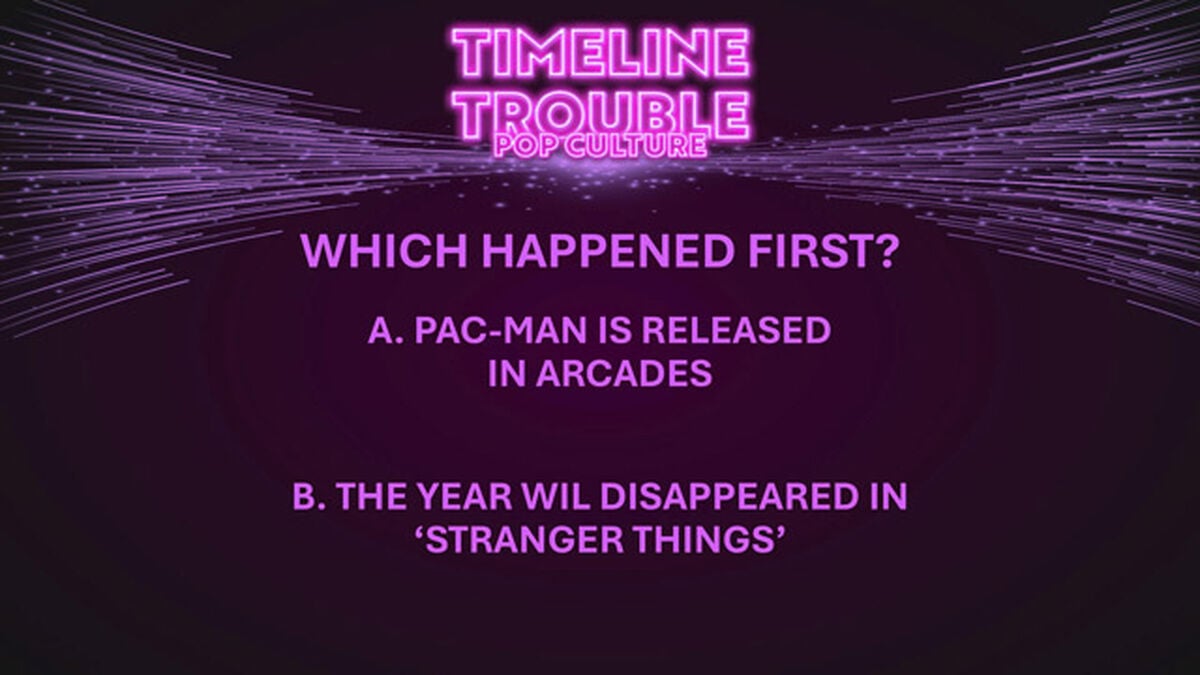 Timeline Trouble: Pop Culture image number null
